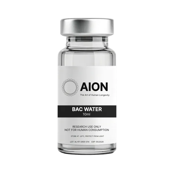 BAC Water research vial